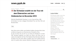 Desktop Screenshot of news.ppzk.de